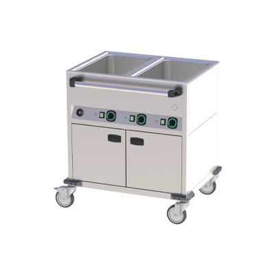 Hot food holding cabinet